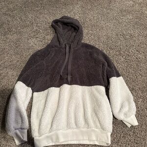 Cozy Two-Tone Hoodie